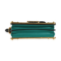 Black Saffiano Green City Calf Cahier Bag