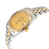 Prince Date 74033 Unisex Watch in 18kt Stainless Steel/Yellow Gold