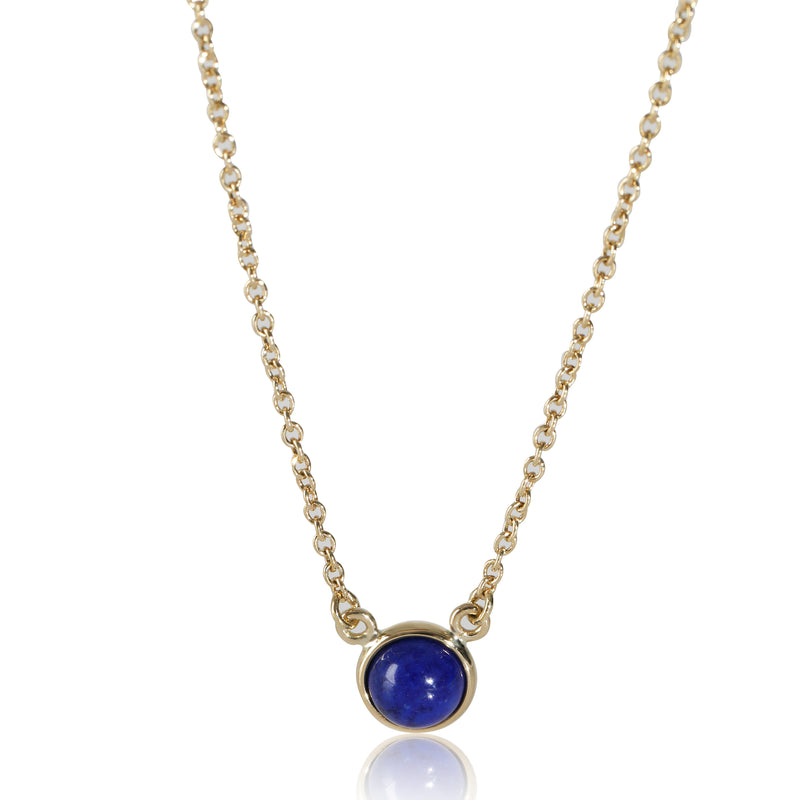 Color By The Yard Lapis Pendant in 18k Yellow Gold