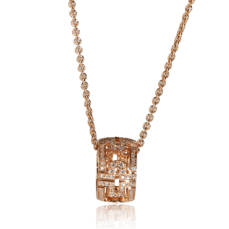 Parentesi Pendant in 18k Rose Gold 0.46 CTW