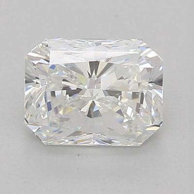 Certified 0.63 Ct Radiant cut F SI1 Loose Diamond