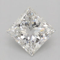 GIA Certified 0.59 Ct Princess cut G SI2 Loose Diamond