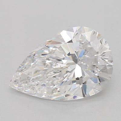 Certified 1.00 Ct Pear cut D SI2 Loose Diamond