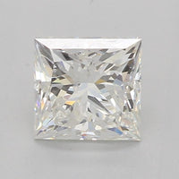 GIA Certified 0.90 Ct Princess cut H SI2 Loose Diamond