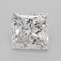 Certified 0.91 Ct Princess cut E I1 Loose Diamond