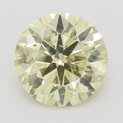 2.12 Ct Round cut YE  Loose Diamond