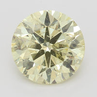 2.12 Ct Round cut YE  Loose Diamond