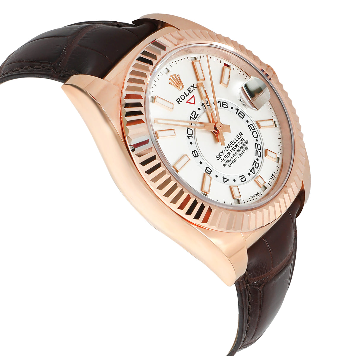 Sky-Dweller 326135 Mens Watch in  Rose Gold