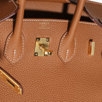 Gold Togo Birkin 25 GHW