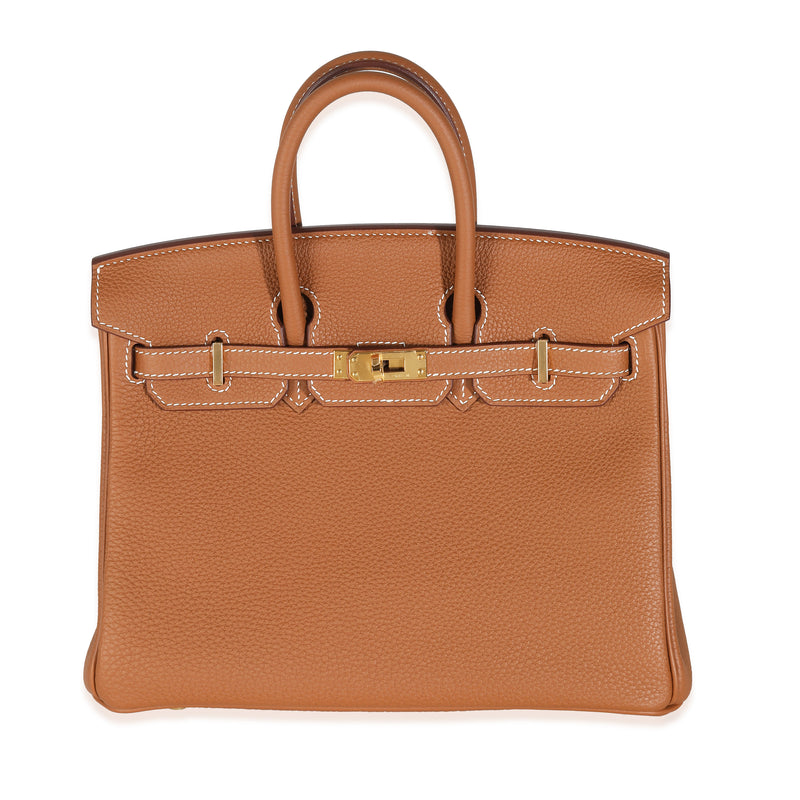 Gold Togo Birkin 25 GHW