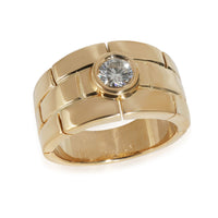 Vintage Yellow Gold Panthere Solitaire Ring, 1/4 Ctw.