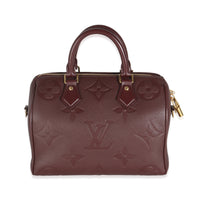 Wine Monogram Giant Empreinte Speedy Bandouliere 25