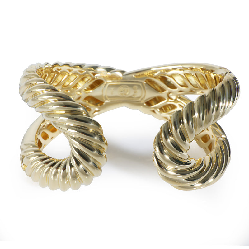 Crossover Bracelet in 18k Yellow Gold