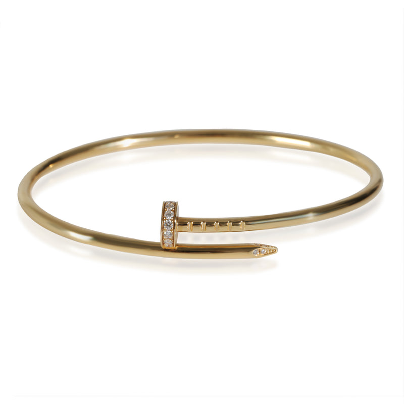 Juste Un Clou Bracelet, Small Model, Diamonds (Yellow Gold)