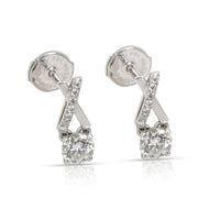 DeBeers Promise Diamond Stud Earrings in 18K White Gold (0.68 CTW)