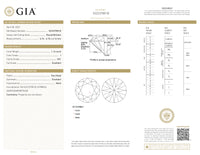 GIA Certified 1.16 Ct Round cut I VS1 Loose Diamond