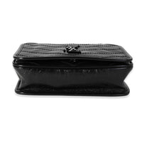 Saint Laurent Black Quilted Vintage Calfskin Niki Chain Wallet