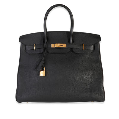 Hermès Black Togo Birkin 35 GHW