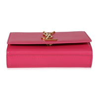 Hot Pink Grain De Poudre Small Kate Chain Bag