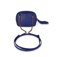 Saint Laurent Bleu Saphir Grain De Poudre Matelassé Lou Baby Bag