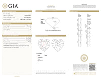 GIA Certified 1.00 Ct Heart cut H I1 Loose Diamond