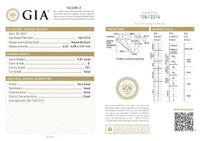 GIA Certified 0.81 Ct Round cut D VS1 Loose Diamond