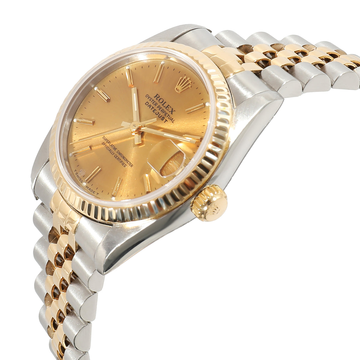 Rolex Datejust 68273 Unisex Watch in 18 Yellow Gold/Steel