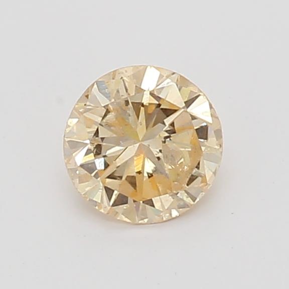 GIA Certified 0.23 Ct Round cut Fancy Color I1 Loose Diamond